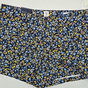 Gap for Good Women's City Short 5" Floral Shorts sz 16 New.